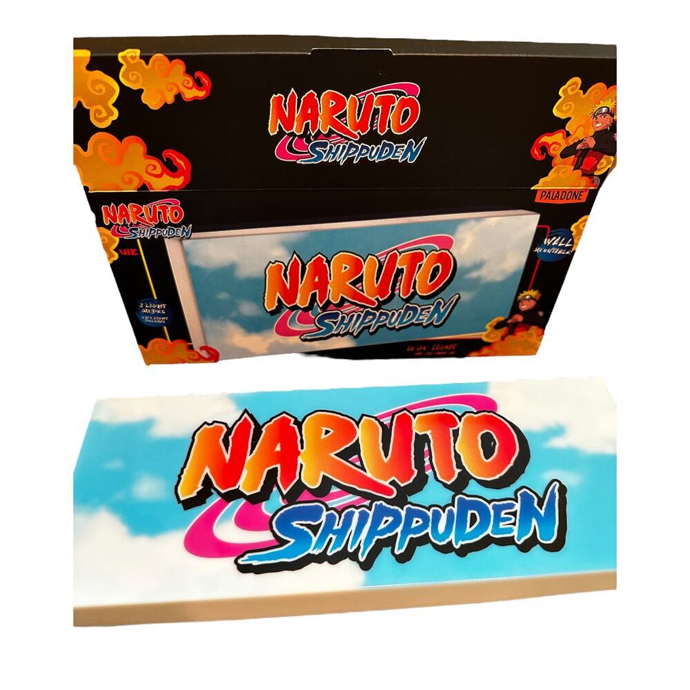 Naruto Shipden LED Lightup Logo Sign, NWT